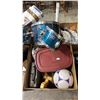 Image 3 : PALLET OF HOUSEHOLD ITEMS: SOCCER BALL, CUSHIONS, CANDELABRA, TOOLS & MORE *MUST TAKE ALL ON PALLET*
