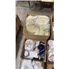Image 5 : PALLET OF HOUSEHOLD ITEMS: PILLOW COVERS, LAMPS, BEDDING, FISKARS FAUCET, GARDEN SPRAYER & MORE