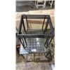 Image 3 : METAL GLASS TOP SIDE TABLE & METAL SIDE TABLE BASE