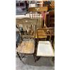 Image 2 : (12) ASSORTED VINTAGE CHAIRS