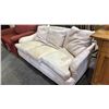Image 3 : SUEDE SOFA WITH ROLLED ARMS