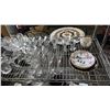 Image 3 : SHELF OF BEER GLASSES, CORDIAL GLASSES, CUT CRYSTAL BOWL & MORE