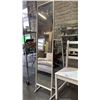 Image 2 : FOLDING TABLE, WHITE WOOD CHAIR & STANDING MIRROR