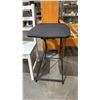 Image 4 : FOLDING TABLE, WHITE WOOD CHAIR & STANDING MIRROR