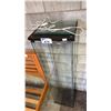 Image 3 : UPRIGHT GLASS DISPLAY CASE WITH INTERIOR LIGHTING: APPROX. 64"T X 17"W X 14"D
