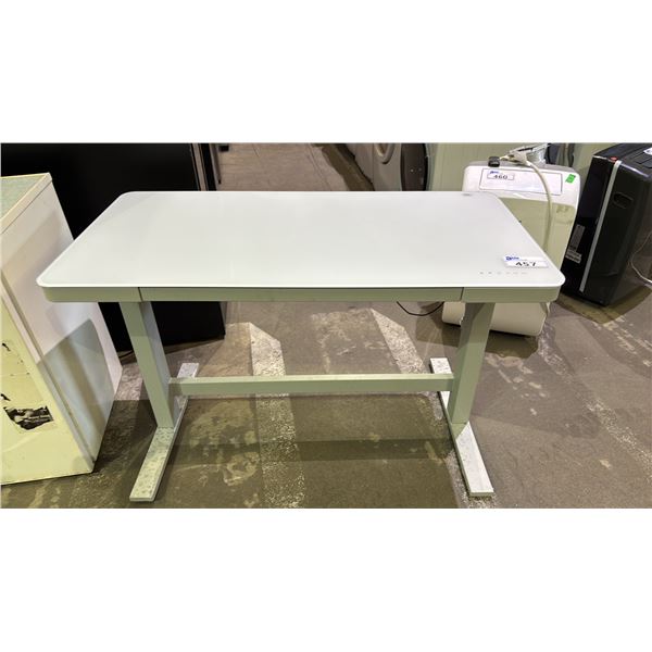ADJUSTABLE HEIGHT DESK *WORKING CONDITION UNKNOWN/MAY BE MISSING PARTS & OR PIECES*