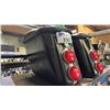 Image 3 : (2) BLACK HARD-SHELL MOTORCYCLE SADDLEBAGS