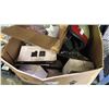 Image 2 : BOX OF ASSORTED ITEMS: THERMAL SEEK SCAN, MOTORCYCLE HELMET, AUTOMOTIVE INTERIOR NEON LIGHTS & MORE