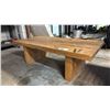 Image 2 : RUSTIC OAK COFFEE TABLE