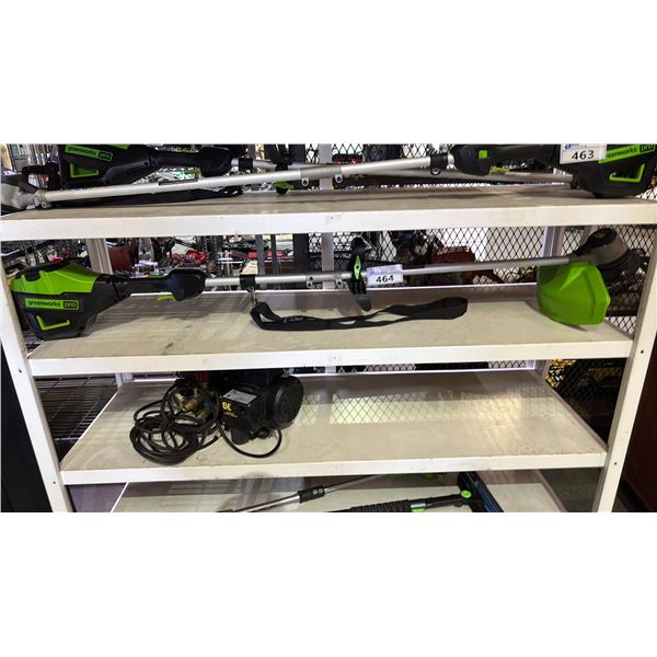 GREENWORKS PRO CORDLESS WEED TRIMMER *NO CHARGER/WORKING CONDITION UNKNOWN*