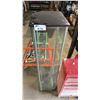 Image 3 : UPRIGHT GLASS DISPLAY CASE: APPROX. 65"T X 17"W X 14"D