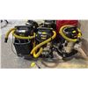 Image 1 : (3) DEWALT STAINLESS STEEL WET/DRY VACS *WORKING CONDITION UNKNOWN/MAY BE MISSING PARTS & OR PIECES*