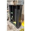 Image 3 : (2) VINTAGE BLACK WOOD VERTICAL MEDIA STORAGE TOWERS