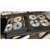 Image 4 : (2) BINDERS OF ASSORTED AUDIO BOOK CDS & A TOY CHINA TEA SET