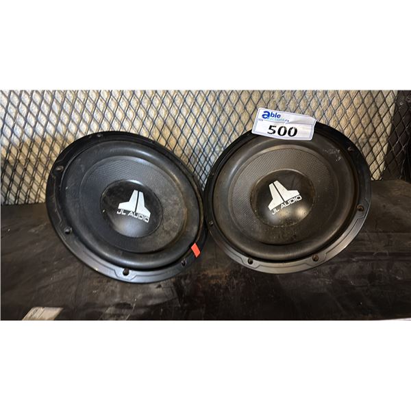 PAIR OF JL AUDIO 10WXV2-4 SUBWOOFERS: 10"