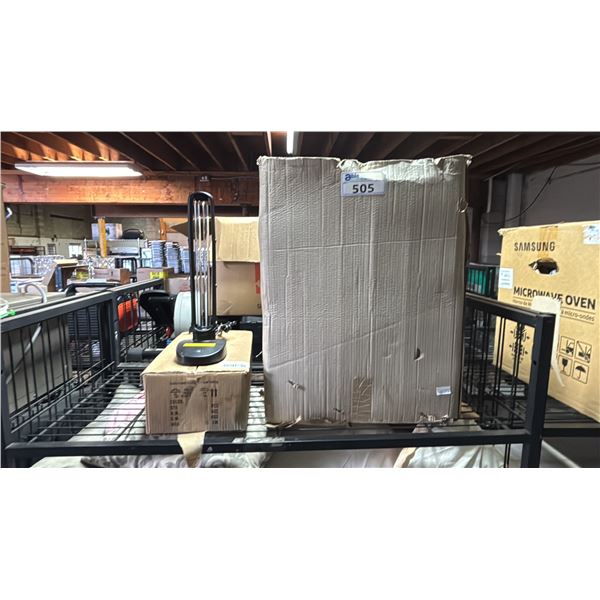 BOX OF ULTRAVIOLET DISINFECTION TABLE LAMPS