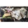 Image 1 : SHELF OF ASSORTED BLANKETS & THROW CUSHIONS