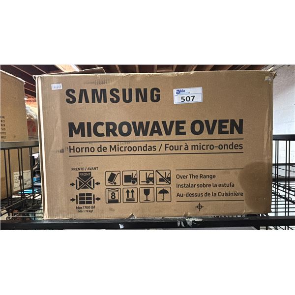 SAMSUNG OVER THE RANGE MICROWAVE OVEN