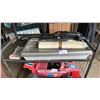 Image 1 : UNDER-BED STORAGE TOTE, PATTERNED CARPET RUNNER, EUREKA "THE BOSS" BAGLESS VACUUM & STRAP WRENCH