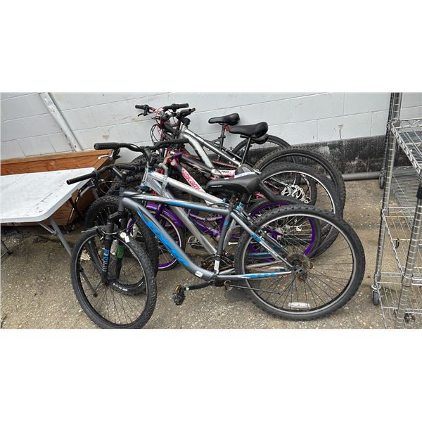 (7) ASSORTED BIKES: HYPER BOUNDARY TRAIL, NAKAMURA SOLANO, TREK 4 SERIES & MORE
