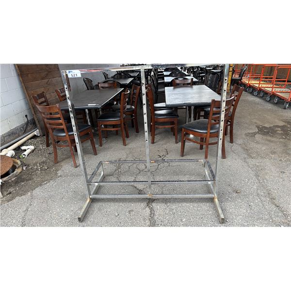 METAL GARMENT RACK DISPLAY FRAME *FRAME ONLY*
