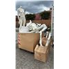 Image 3 : GAYLORD BIN & 2 BOXES OF ASSORTED MANNEQUIN PARTS *MUST TAKE ALL*