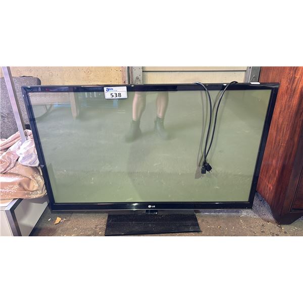 LG 50" 1080P PLASMA HD TV WITH STAND *NO REMOTE/WORKING CONDITION UNKNOWN*