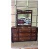 Image 4 : FOLIO 21 AVIGNON BEDROOM SET: KING SIZE BED WITH 2 FOOTBOARD DRAWERS, LOWBOY DRESSER W/MIRROR & 2