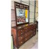 Image 5 : FOLIO 21 AVIGNON BEDROOM SET: KING SIZE BED WITH 2 FOOTBOARD DRAWERS, LOWBOY DRESSER W/MIRROR & 2