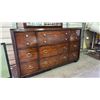 Image 9 : FOLIO 21 AVIGNON BEDROOM SET: KING SIZE BED WITH 2 FOOTBOARD DRAWERS, LOWBOY DRESSER W/MIRROR & 2