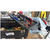 Image 6 : RACK OF ASSTD. ITEMS: SOCCER GOAL SET, TOOL BOXES, RTA SOLID PINE TABLE & MORE *RACK INCLUDED*