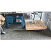 Image 8 : RACK OF ASSTD. ITEMS: SOCCER GOAL SET, TOOL BOXES, RTA SOLID PINE TABLE & MORE *RACK INCLUDED*