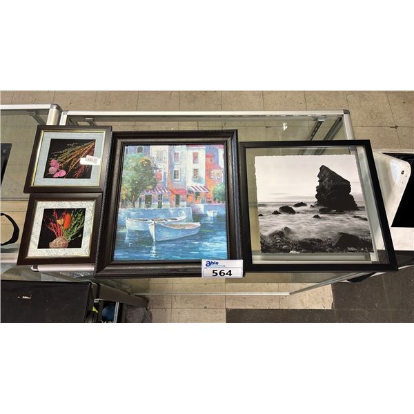 ASSORTED FRAMED ARTWORK