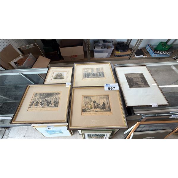 ASSORTED FRAMED ARTWORK