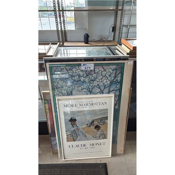 ASSORTED FRAMED ARTWORK