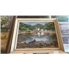 Image 3 : 2 FRAMED ORIGINAL OIL PAINTINGS & VINTAGE PHOTOGRAPH