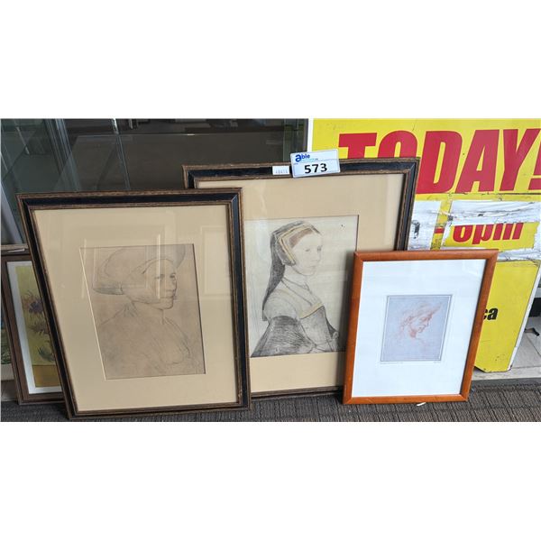 ASSORTED FRAMED ARTWORK