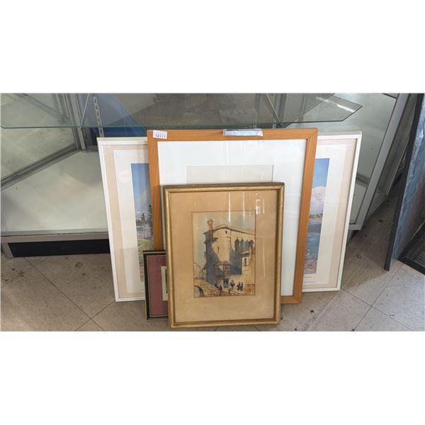 ASSORTED FRAMED ARTWORK