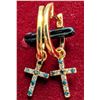 Image 1 : 14K(1.71G), NATURAL DIAMOND (0.15CT) EARRING, APPRAISED INSURANCE VALUE $1835