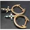 Image 2 : 14K(1.71G), NATURAL DIAMOND (0.15CT) EARRING, APPRAISED INSURANCE VALUE $1835