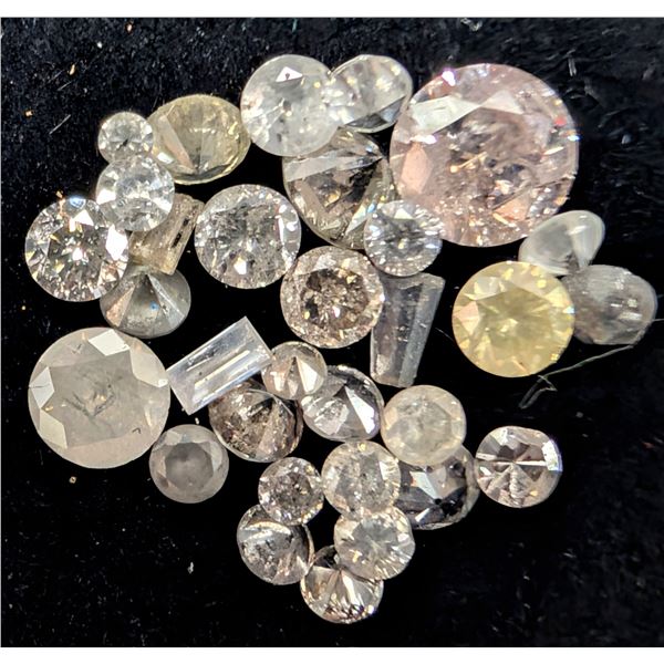 NATURAL DIAMOND APP 1CT ASSORTED SIZE, SUGGESTED RETAIL VALUE $2000