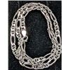 Image 1 : SILVER(13.08G), RHODIUM PLATED ITALIAN CHAIN 24", SUGGESTED RETAIL VALUE $500