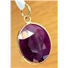 Image 1 : 10K(1.42G), NATURAL RUBY (5CT) PENDANT APPRAISED INSURANCE VALUE $800