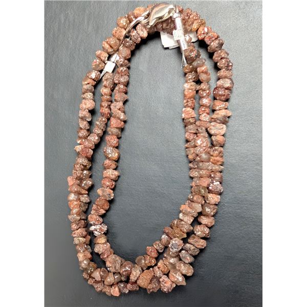 NATURAL DIAMOND (14.57CT) NECKLACE 16", SUGGESTED RETAIL VALUE $400