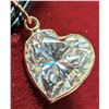 Image 1 : 10K(0.46G), MOISSANITE (1.95CT) PENDANT, SUGGESTED RETAIL VALUE $600