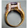 Image 3 : SILVER(7.3G), AMETHYST (APP 6CT) RING, SUGGESTED RETAIL VALUE $460