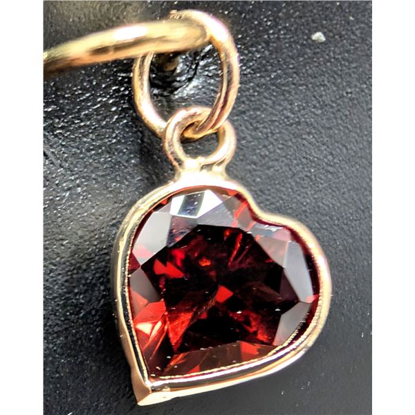 10K(0.23G), GARNET (0.85CT) PENDANT, SUGGESTED RETAIL VALUE $400