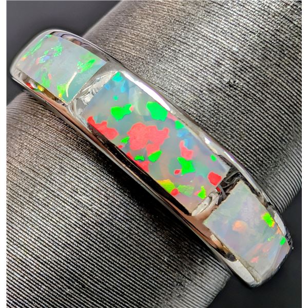 SILVER(2.92G), OPALITE RING, SUGGESTED RETAIL VALUE $200