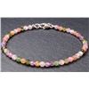 Image 1 : SILVER FANCY COLOR TOURMALINE BRACELET 7"