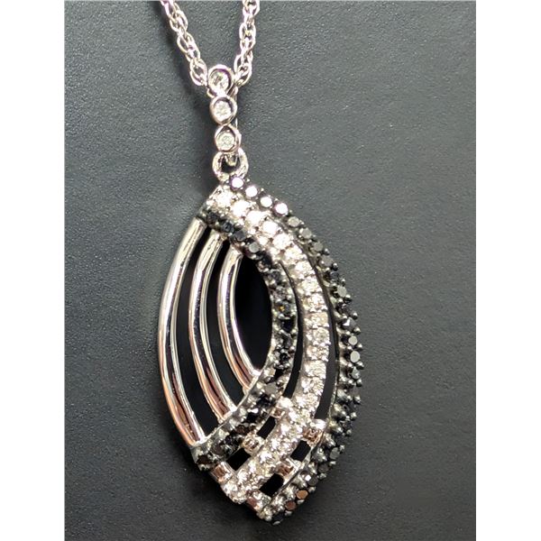 10K(3.35G), NATURAL DIAMOND (0.25CT)NECKLACE 18", SUGGESTED RETAIL VALUE $3000